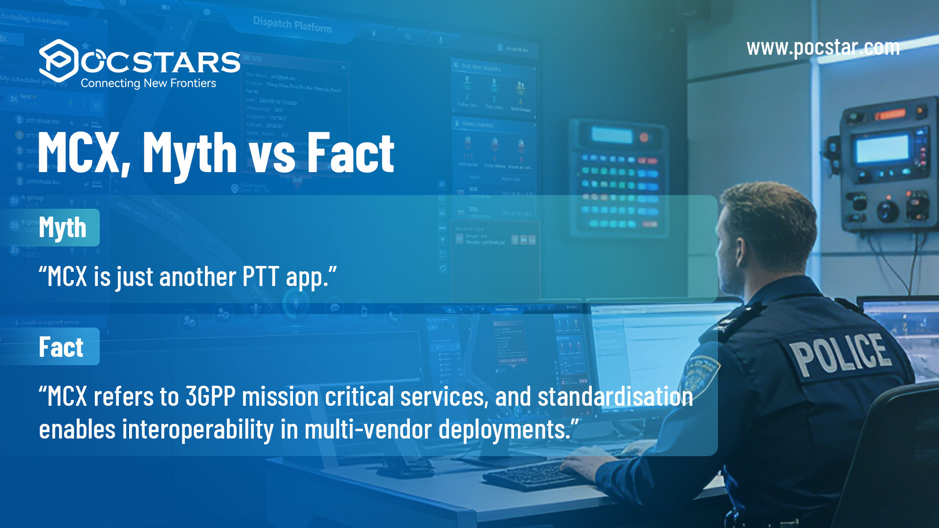 MCX Myth vs Fact, MCX is not just another PTT app